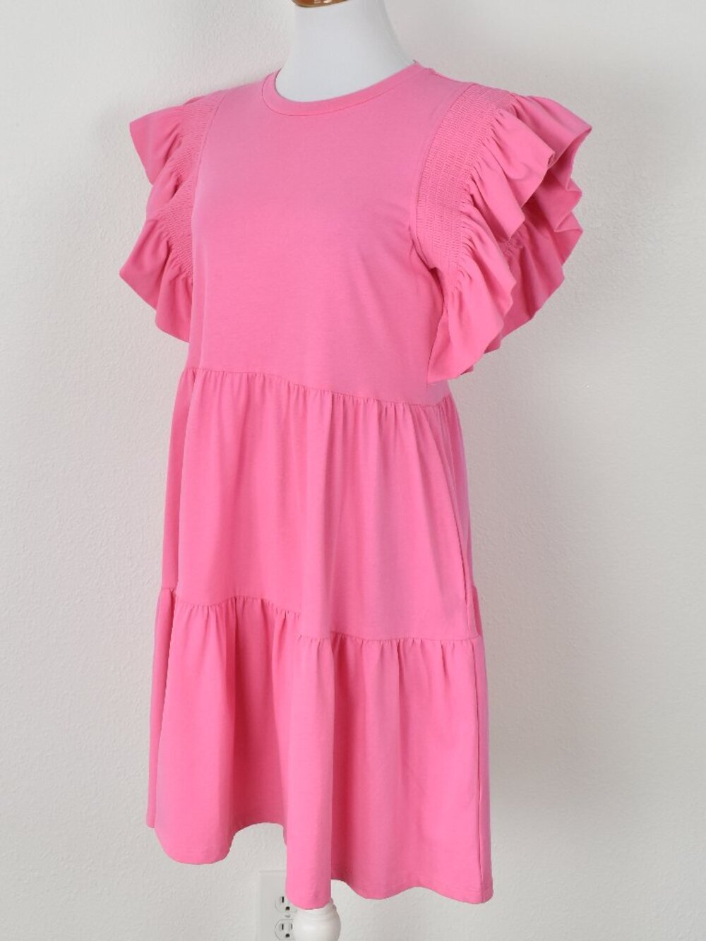 English Factory Knit Ruffled Mini Dress - S - Picture 4 of 9
